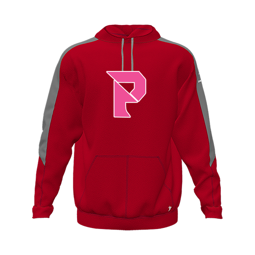 [CUS-DFW-HOOD-FLC-LSL-RED-YXS-LOGO2] Hoodie (Youth XS, Red, Logo 2)