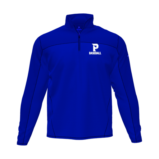 [CUS-DFW-QTRZ-PER-LSL-RYL-AS-LOGO3] Quarter Zip Pullover (Adult S, Royal, Logo 3)