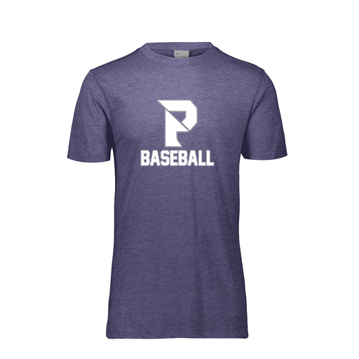 [FTSCUBNV-YS-LOGO3] Decker Youth Tri-Blend T-Shirt - Short Sleeve (Youth S, Navy, Logo 3)