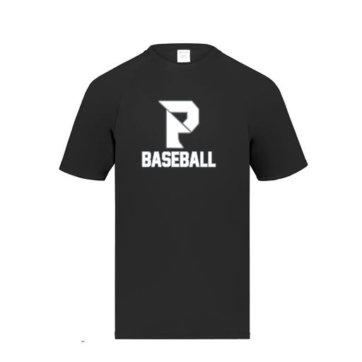 [2791.080.S-LOGO3] Youth Smooth Sport T-Shirt (Youth S, Black, Logo 3)