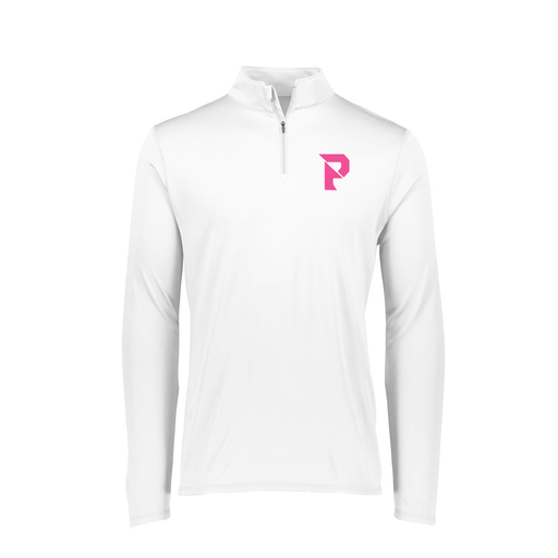 [FTLQFLWH-FAXS-LOGO2] Decker Women's Flex-Lite 1/4 Zip Shirt (Female Adult XS, White, Logo 2)