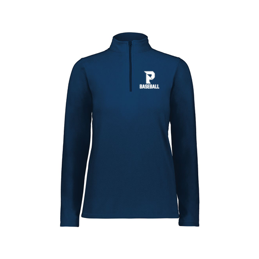 [6864.065.XS-LOGO3] Ladies MicroFleece 1/4 Zip Pullover (Female Adult XS, Navy, Logo 3)