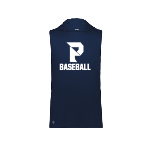 [222590.065.XS-LOGO3] Men's CoolDry Sleeveless Hoodie (Adult XS, Navy, Logo 3)