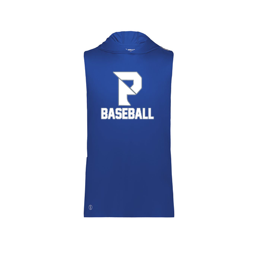 [222590.060.XS-LOGO3] Men's CoolDry Sleeveless Hoodie (Adult XS, Royal, Logo 3)