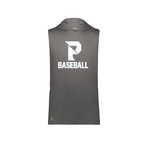 [222590.98D.XS-LOGO3] Men's CoolDry Sleeveless Hoodie (Adult XS, Gray, Logo 3)