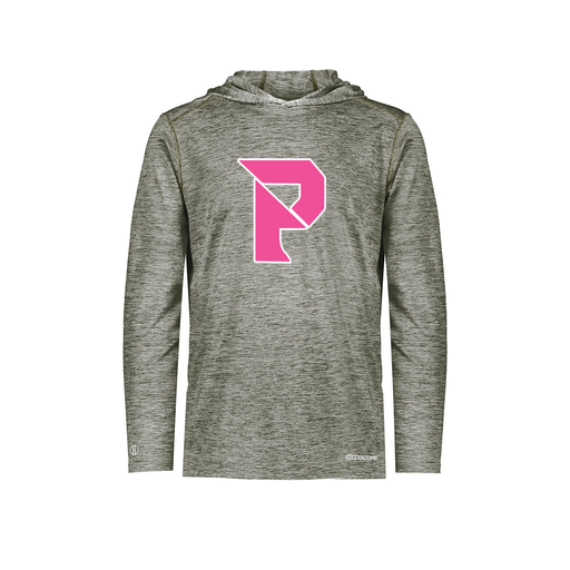 [FOLHCGGY-AS-LOGO2] Decker Men's Charge Hoodie (Adult S, Gray, Logo 2)