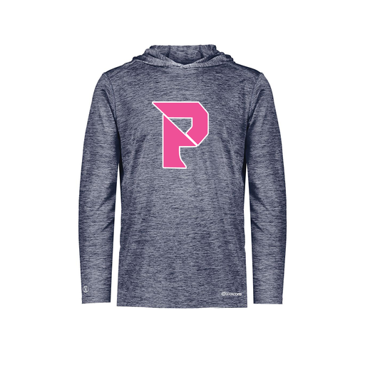 [FOLHCGNV-YS-LOGO2] Decker Youth Charge Hoodie (Youth S, Navy, Logo 2)