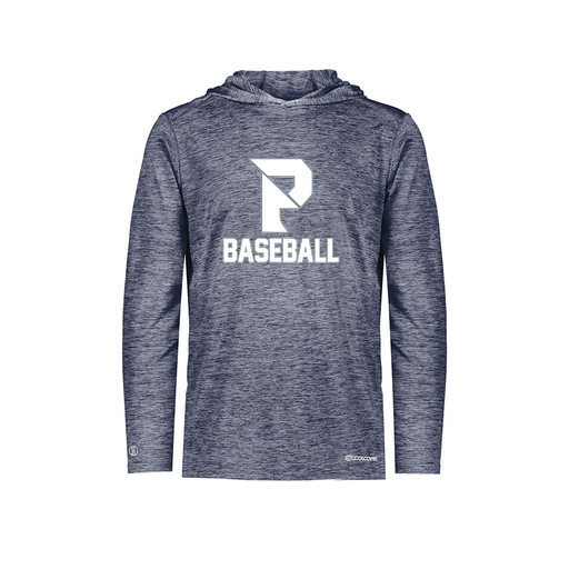 [FOLHCGNV-YS-LOGO3] Decker Youth Charge Hoodie (Youth S, Navy, Logo 3)