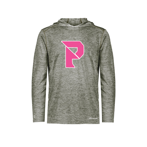 [FOLHCGGY-YS-LOGO2] Decker Youth Charge Hoodie (Youth S, Gray, Logo 2)