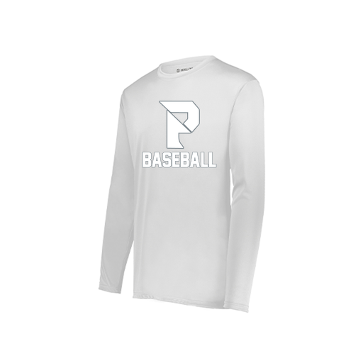 [222822.005.XS-LOGO3] Men's LS Smooth Sport Shirt (Adult XS, White, Logo 3)