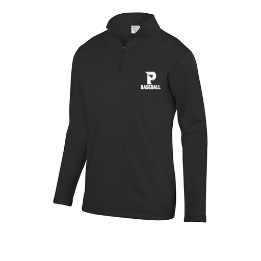 [FOLQFFBK-AS-LOGO3] Decker Men's FlexFleece 1/4 Zip (Adult S, Black, Logo 3)