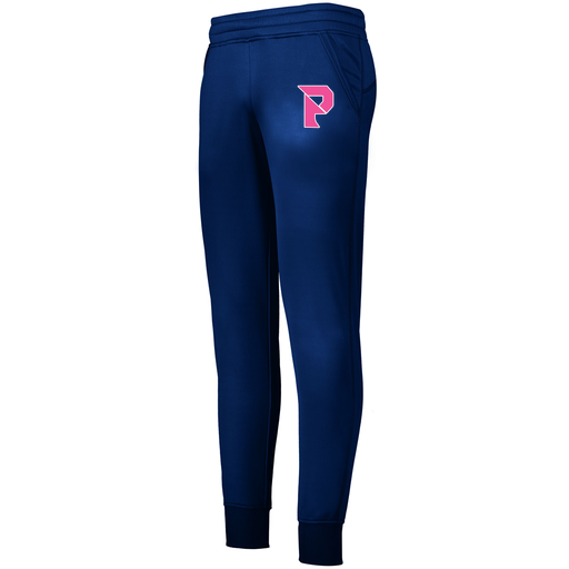 [5568.065.XS-LOGO2] Ladies Performance Jogger (Female Adult XS, Navy, Logo 2)