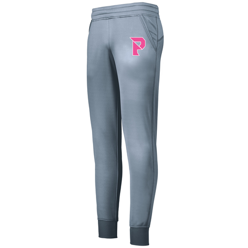 [5568.059.XS-LOGO2] Ladies Performance Jogger (Female Adult XS, Gray, Logo 2)